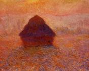 克劳德 莫奈 : Grainstack, Sun in the Mist